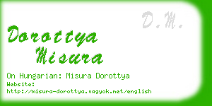 dorottya misura business card